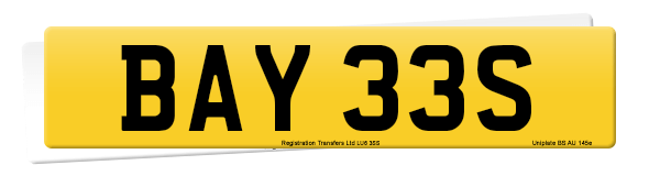 Registration number BAY 33S
